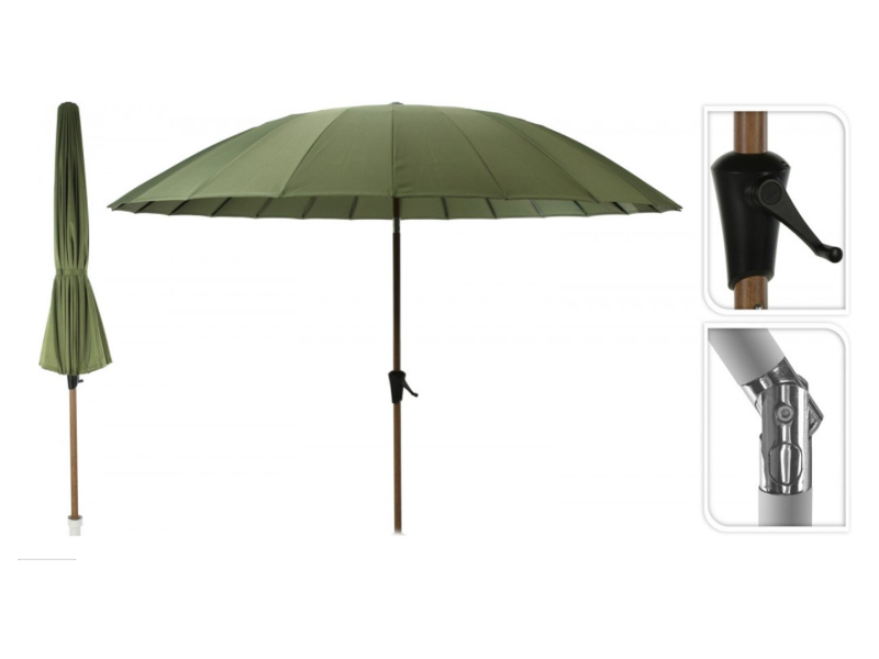 Shanghai umbrella D265cm green