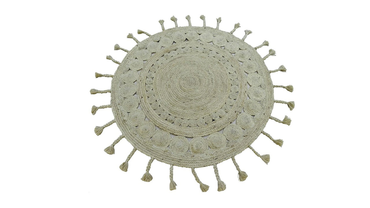 Jute Round Carpet 'NT