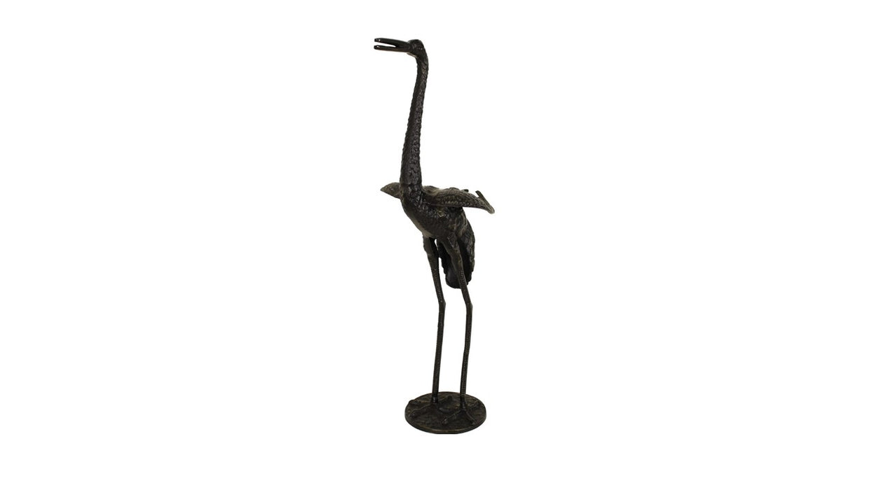 Elegant crane ornament
