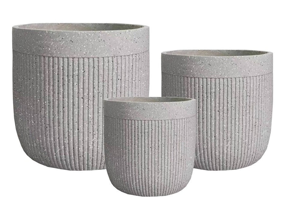 Xia Lined Fiber Round Pot