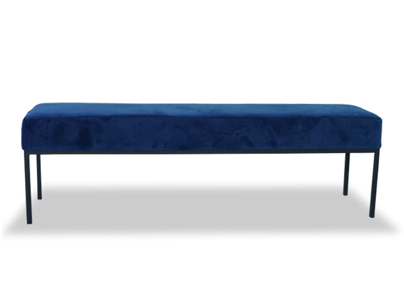 Robertson Ottoman Bench Queen - Cryptic Navy