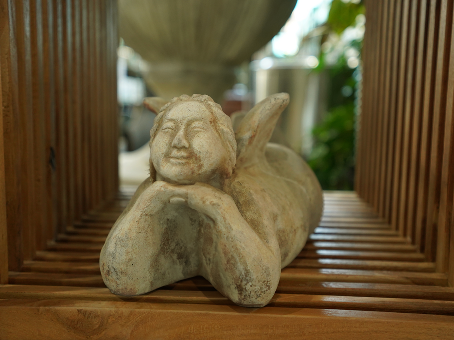 Talia Angel Lying - Antique