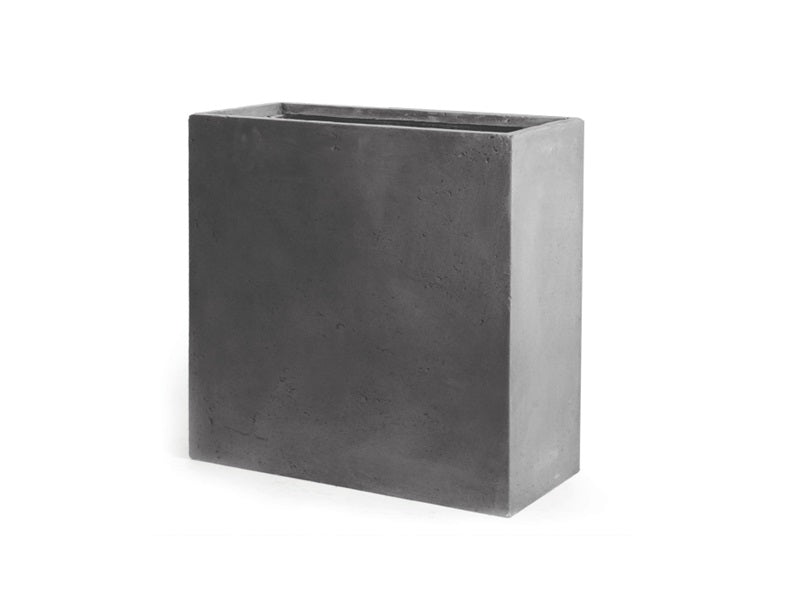 Clayfibre Terrace pot Lead L80 x W30 x H92