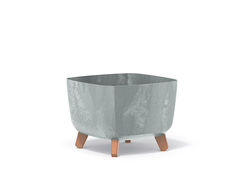 Gracia Square Beton Pot  Anthracite- 30cm