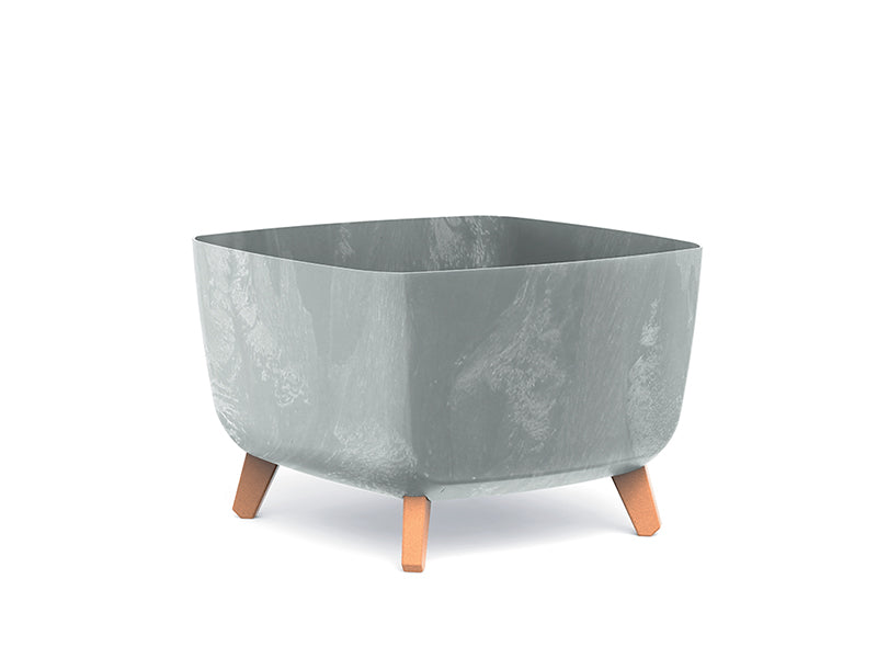 Gracia Square Beton Pot Anthracite - 40cm