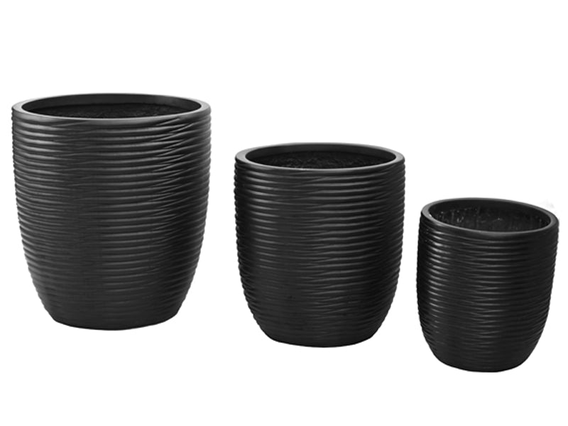 Egg poly planter 'BK'