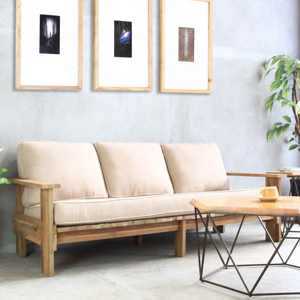 Leiko Sofa 3 Seater with Cushion