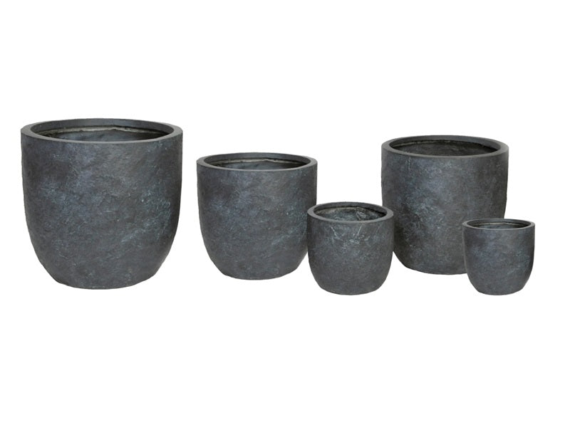 Arizona Egg Graphite Pot L0 x W25 x H25 / Fiberclay