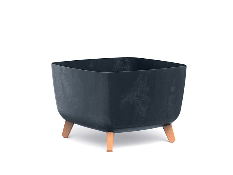 Gracia Square Beton Pot Anthracite - 40cm