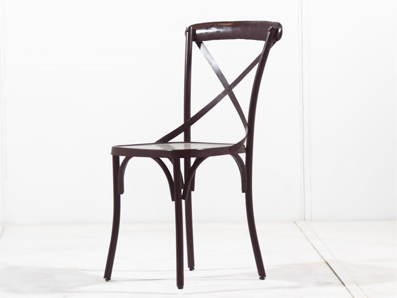 Cross Bistro Steel Dining Chair