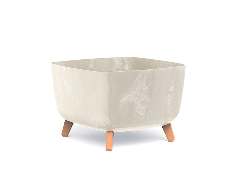 Gracia Square Beton Pot Anthracite - 40cm