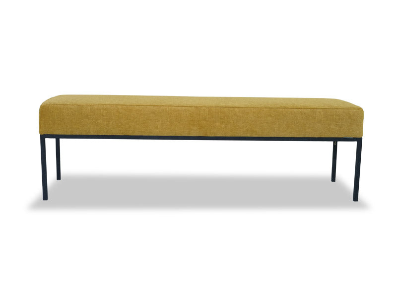 Robertson Ottoman Bench Queen - Goldenrod